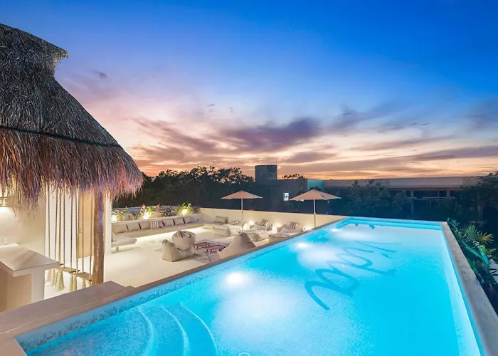 Casa Vida Luxury Villa 6bd 7br sleeps up to 19 in Aldea Zama Tulum